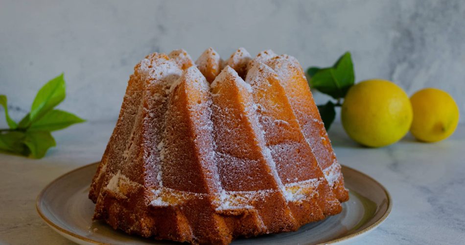 Bundt cake de limón