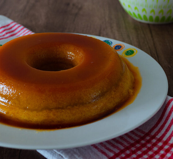 Flan vegano, sin huevo ni leche