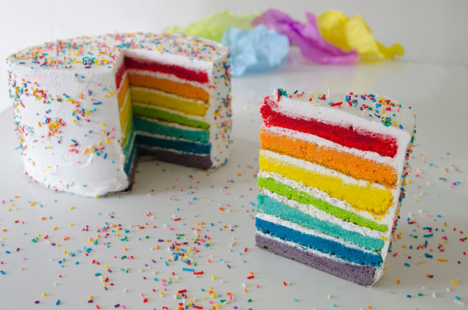 Torta Arco iris – Matías Chavero